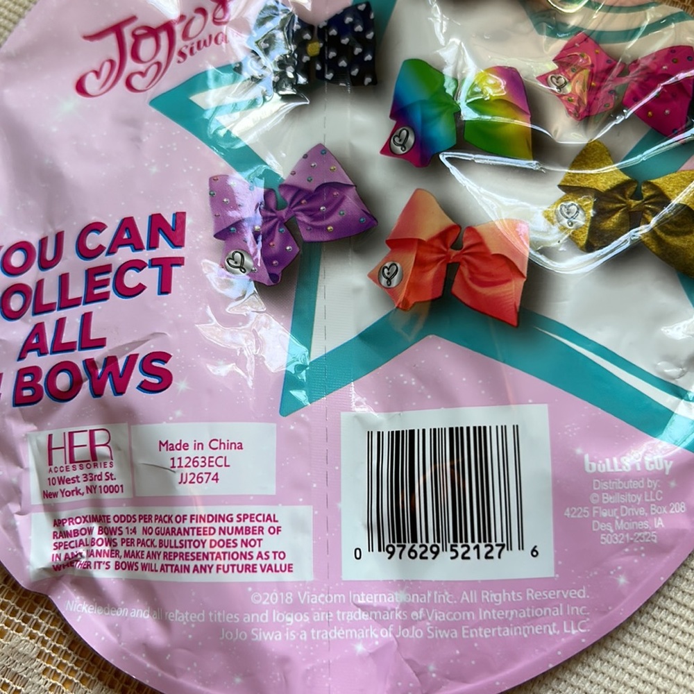 Nickelodeon JoJo Siwa Mystery Bows Series 3 1 Bow for you 1 Bow for your BFF NEW - Picture 5 of 5